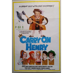 Carry on Henry - Original 1972 U.K. Peters Rogers One Sheet